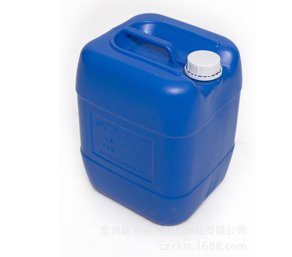 直销蓝色20升塑料桶 HDPE化工塑料方桶 尿素桶