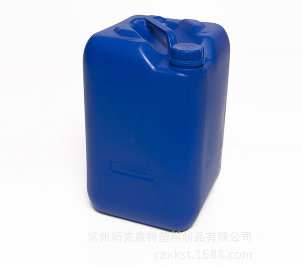 密封型25L堆码桶，蓝色25L塑料桶 尿素桶